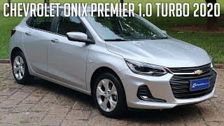 Avaliação Novo Chevrolet Onix Premier 10 Turbo 2020 [upl. by Ajaj]