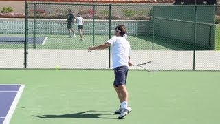 Marcos Baghdatis Forehand and Backhand In Super Slow Motion  Indian Wells 2013  BNP Paribas Open [upl. by Dam]