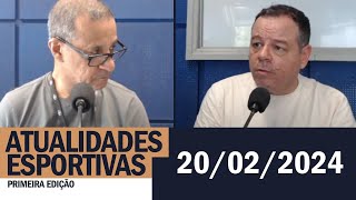 Atualidades Esportivas 1ª Edição 20022024  Novo impasse por Thiago Maia e declaração de Pavón [upl. by Irrac761]