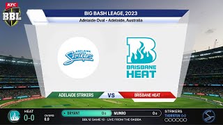 🔴 Live Adelaide Strikers Vs Brisbane Heat Live BBL  STR vs HEA Live  Big Bash League [upl. by Seniag]