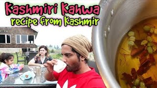 Kahwa Tea Kashmir main aise Banti hai  Kashmiri Kehwa Tea Recipe  My Kind of Productions [upl. by Kered651]