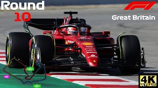 F1 2022  Round 10  Great Britain Full Race Replay [upl. by Ynaffets866]