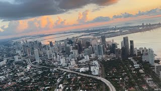 Embraer E175 sunrise landing KMIA Miami [upl. by Orv383]