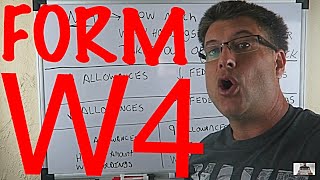 W4 Explained  The number of allowances on a W4 will determine the amount of Federal Withholdings [upl. by Eicul]