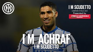 I M ACHRAF  BEST OF HAKIMI  INTER 202021  IMScudetto 🇲🇦⚫🔵🏆 presented by Frecciarossa [upl. by Adrian849]