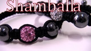 Abalorios DIY  Como hacer la Pulsera Shamballa [upl. by Buehler]