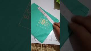 Designer blouse astin cuttingmodal astin design7quotastin ki cutting and stitching ka simple tarika [upl. by Herculie]