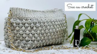 Comment faire un sac au crochet Lyse Katia ✨ Tuto crochet facile 🧶 Pochette sac à main HAUTE COUTURE [upl. by Fantasia262]