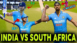 Arshdeep Fifer Sai🤝Iyer 50 to lead 10  🇮🇳 🆚 🇿🇦  Full Match Recreation  1st ODI [upl. by Middleton]