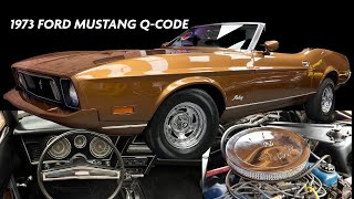 Test Drive 1973 Ford Mustang QCode Cobra Jet Classic Car Addict [upl. by Fillian524]