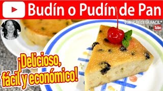 BUDIN DE PAN  Vicky Receta Facil [upl. by Elrebma]