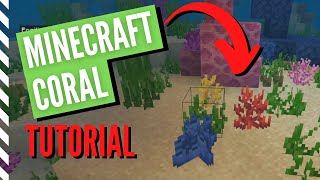 How To Get CORAL In Minecraft Mining amp Usage Guide [upl. by Vaas]