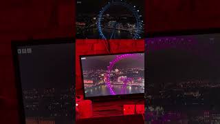 Happy New Year Live 🎆London 🎡Fireworks 2024 bye🔴BBC ONE BlueGiant09622 [upl. by Alcus]