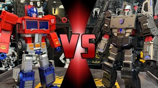 Megatron Robosen VS Optimus Prime  ROBOT DEATH BATTLE [upl. by Anitsirt]