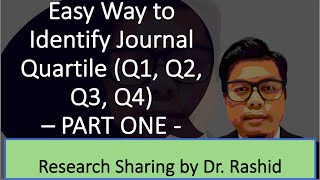 Easy Way to Identify Journal Quartile Q1 Q2 Q3 Q4  PART ONE [upl. by Malory672]