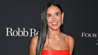 Demi Moore rode bike 60 miles a day to lose baby weight after 2nd child with Bruce Willis [upl. by Aneertak324]