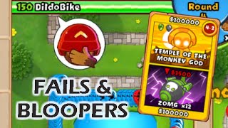 Bloons TD Battles  The One Tower  Micro Challenge Bloopers [upl. by Altis]