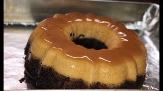 How to Make a Chocolate Flan Cake Chocoflan [upl. by Notlim199]