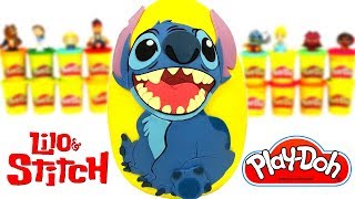 Ovo Surpresa Gigante de Lilo e Stitch em Português Brasil de Massinha Play Doh [upl. by Cochran]