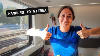 Overnight train from Hamburg to Vienna in the new ÖBB Nightjet comfort couchette [upl. by Nalra]