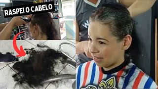 RASPEI O CABELO MINHA MUDANÇA RADICAL [upl. by Arrac]