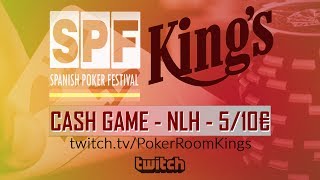 SPF Cash Game  Kings Rozvadov NLH €510  Full episode [upl. by Reidar]