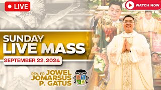 SUNDAY FILIPINO LIVE MASS TODAY II SEPTEMBER 22 2024 II FR JOWEL JOMARSUS GATUS [upl. by Folberth329]