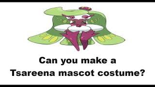 Tsareena Pokemon Mascot Costume Request request mascotcostume Draw A Concept [upl. by Sunshine]