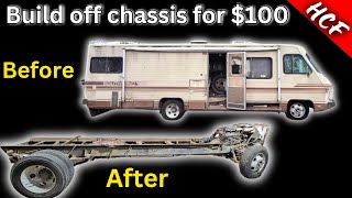 Officially starting the Rat Rod Build Off by stripping down the old RV C50 part 1 [upl. by Anhcar]