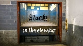 I got stuck in the elevator Caught on Camera EPIC FAIL trapped and self rescue [upl. by Annij]