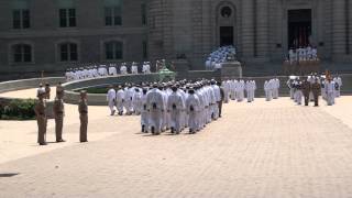 USNA Plebe Summer  Noon formation 19Jul2013 [upl. by Asiram]