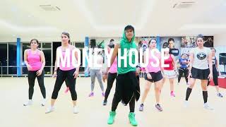 Money House  MEGAMIX 69  DanceHall Choreography ZUMBA At Global Sport Balikpapan [upl. by Esinehc]