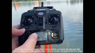 The Video Instructions for the GPS Fishing Bait Boat with 16 Anchors [upl. by Nytsud590]