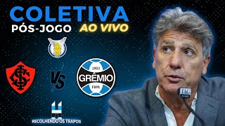 AO VIVO COLETIVA DE RENATO PORTALUPPI  PÓS JOGO  GRENAL 443  BRASILEIRÃO 2024  AOVIVO GREMIO [upl. by Raseta]