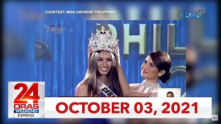 24 Oras Weekend Express October 3 2021 HD [upl. by Felty]