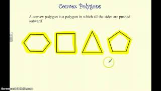 Convex and Concave Polygons [upl. by Dixon]