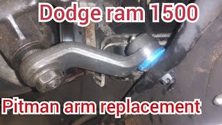 dodge ram Pitman arm replacement [upl. by Iney]