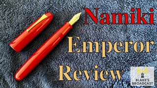 Namiki Emperor Fountain Pen Review 4K [upl. by Yenhpad]