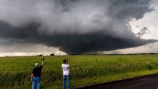 RARE ANGLE May 9 2016 Sulphur and Connerville Oklahoma Tornadoes [upl. by Fry]