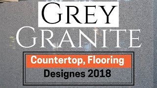 Grey Granite CounterTop Flooring Tiles Price  2018 [upl. by Prochoras]