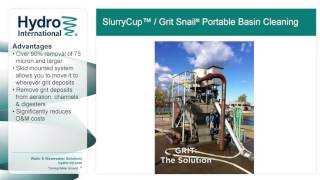 Portable SlurryCup Grit Snail Grit Removal System [upl. by Giah]