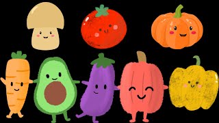 Funky Veggies Fun Dance Animation Music  Hey Bear Sensory [upl. by Dlonra]