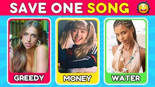 SAVE ONE SONG  Most Popular Songs EVER 🎵 Music Quiz 5 [upl. by Kcirtapnaes]