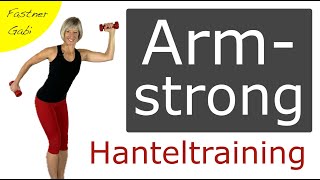 💪 28 min Armstrong  Hanteltraining für die Arme und Schultern [upl. by Elwina426]