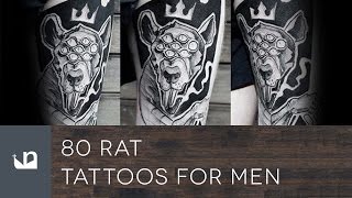 80 Rat Tattoos For Men [upl. by Airdni]