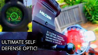 BEST HATSAN BLITZ HOME DEFENSE OPTIC HOLOSUN HE503CU GREEN DOT W 65 MOA RING FIRST IMPRESSIONS [upl. by Hairam244]