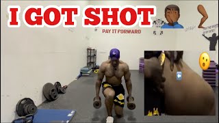 How I built strong legs after being shot in the leg ￼true story LEG WORKOUT fitover40 💪🏾🦵🏾 [upl. by Archer]