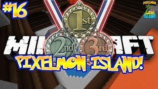 quotMIDWAY BATTLEquot  PIXELMON ISLAND ADVENTURE Minecraft Pokemon Mod  16 [upl. by Ahsinar810]