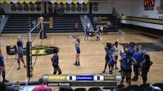 Doniphan vs Charleston Volleyball [upl. by Ahsekad]