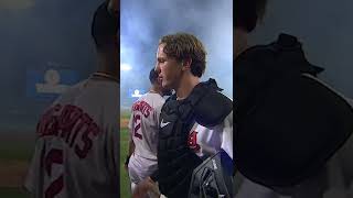 Gotta love the handshake line at the Little League Classic [upl. by Eilrahs666]